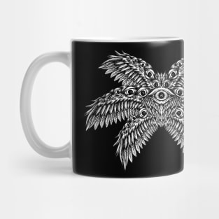 Burning Bright: Seraph Biblically Accurate Angel Design Mug